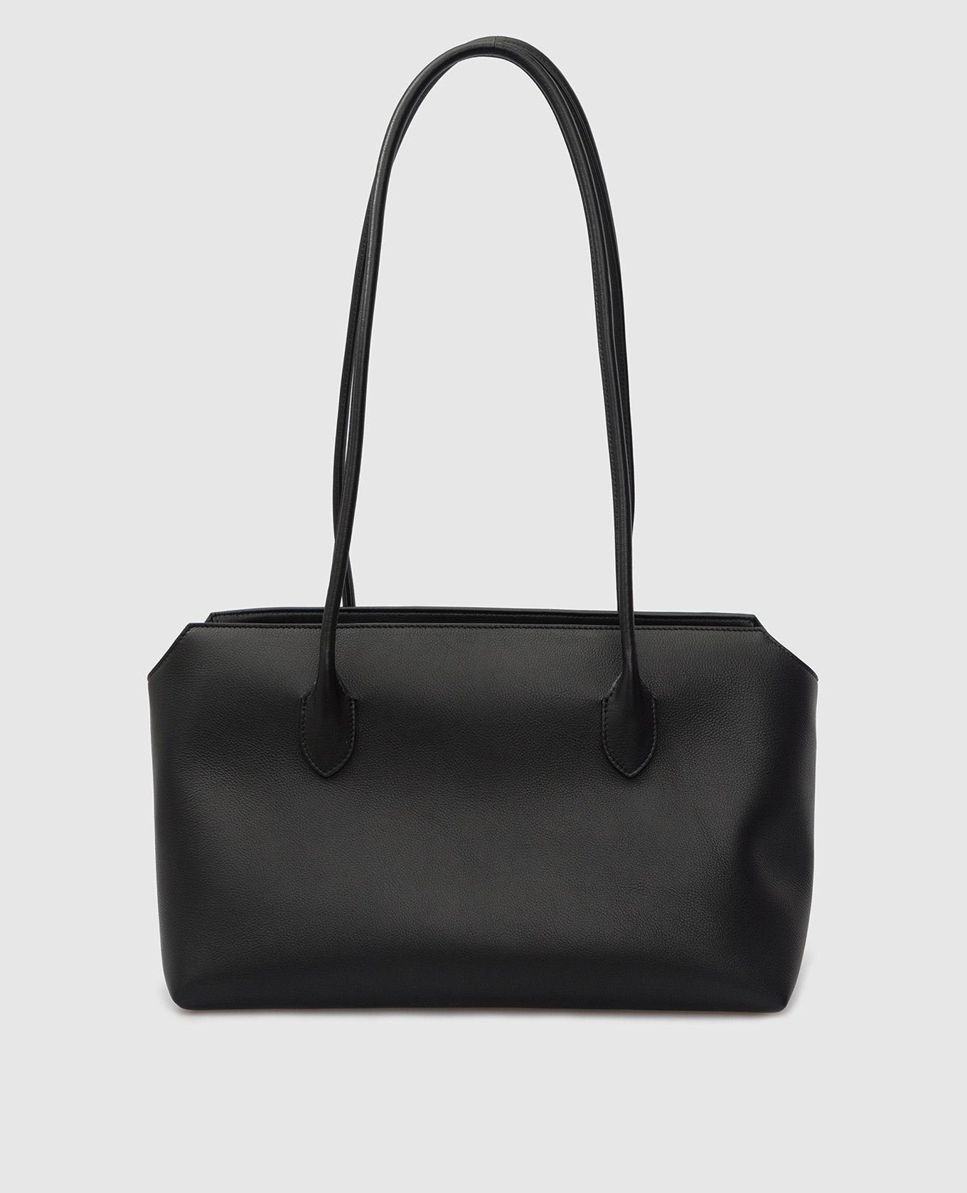 

Черная кожаная сумка-тоут Terrasse, Черный, Сумки на плечо