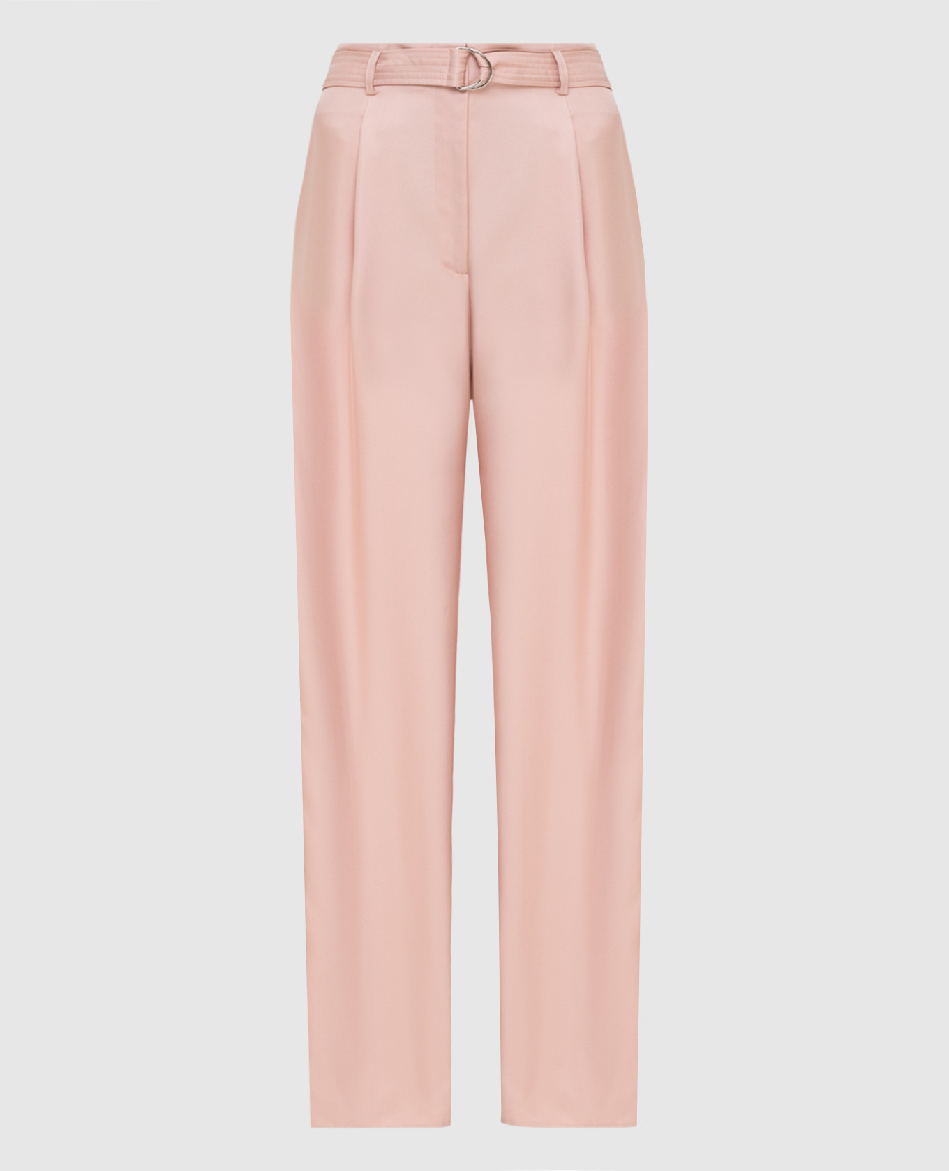 

Розовые брюки из шелка Sally LaPointe, Розовый, Повседневные брюки casual