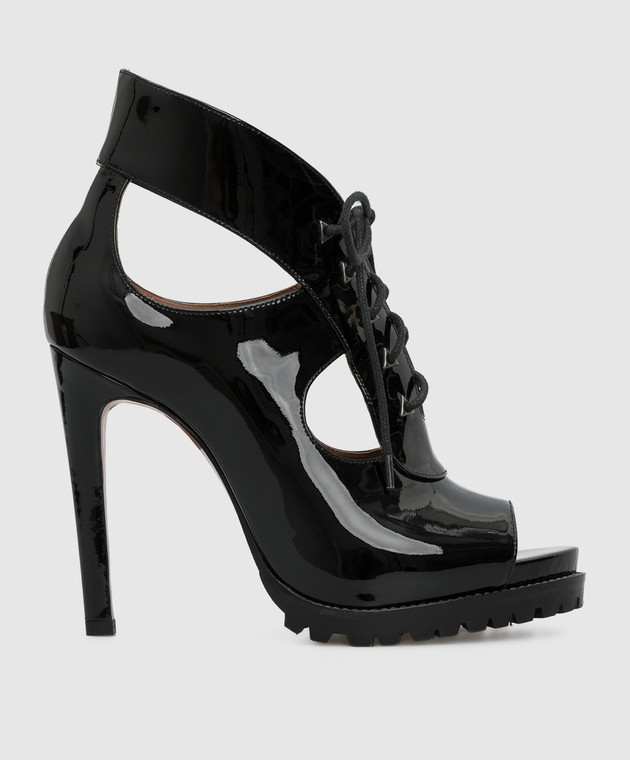 Azzedine Alaia Black Leather Ankle Boots 6S3K743CV05