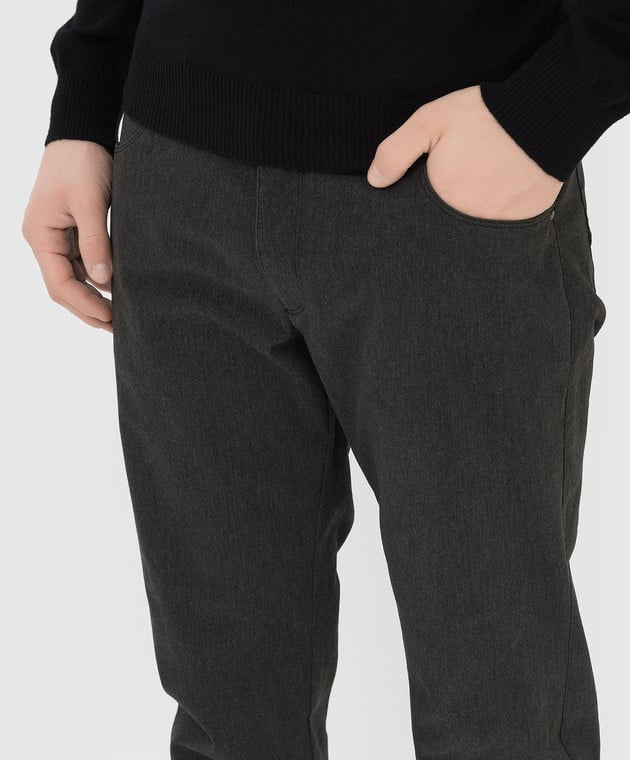 Florentino Темно-серые брюки 221572120700 изображение 5
