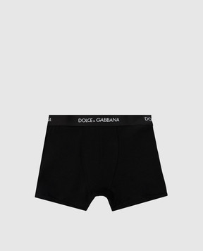 Dolce&Gabbana Детский набор черных трусиков L4J701G7OCT