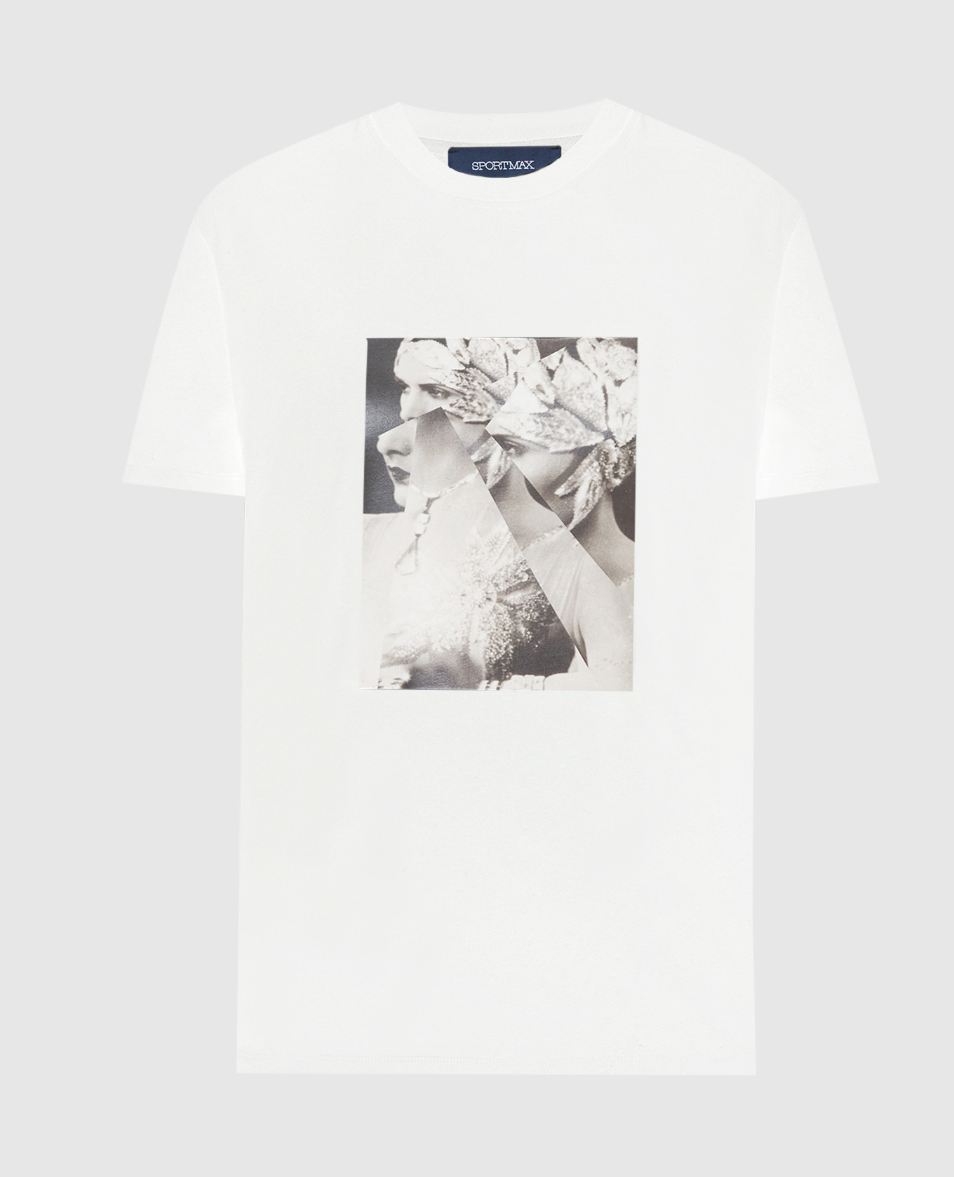 

Белая футболка Egadi с принтом, Белый, Футболки