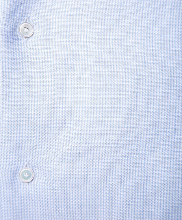 Stile Latino Голубая рубашка CMSLIMPRIMO1SMCM08 изображение 6
