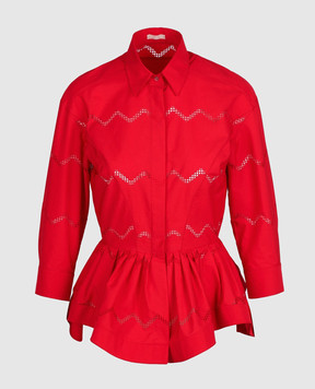 Azzedine Alaia Красная блуза 7S9C081RTL49