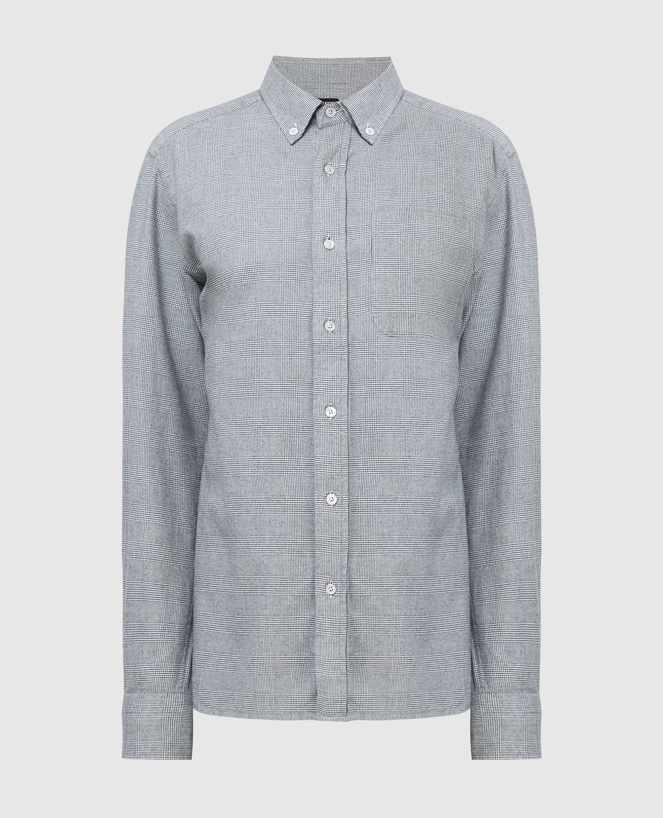 

Серая рубашка в клетку, Серый, Рубашки