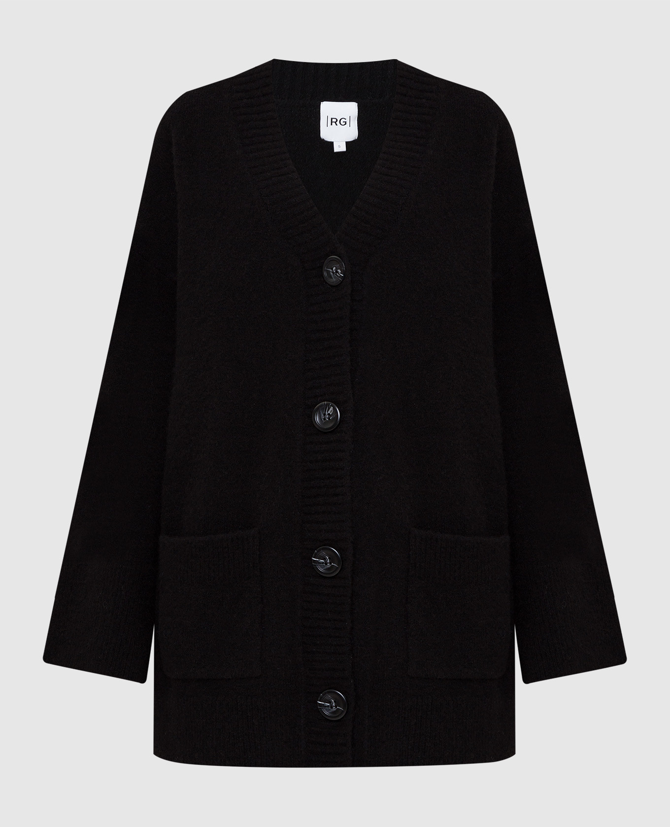 

Черный кардиган Louis из шерсти, Кардиганы