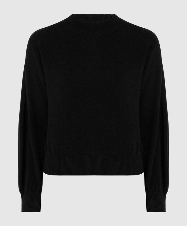 Allude Black wool and cashmere jumper 21517632