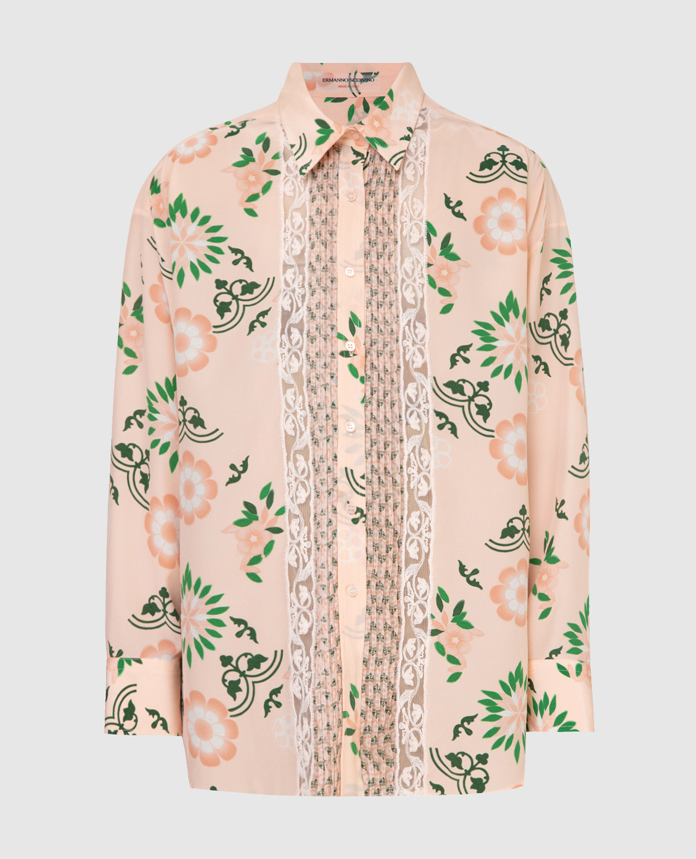 

Розовая блуза из шелка Ermanno Scervino, Розовый, Рубашки и блузы