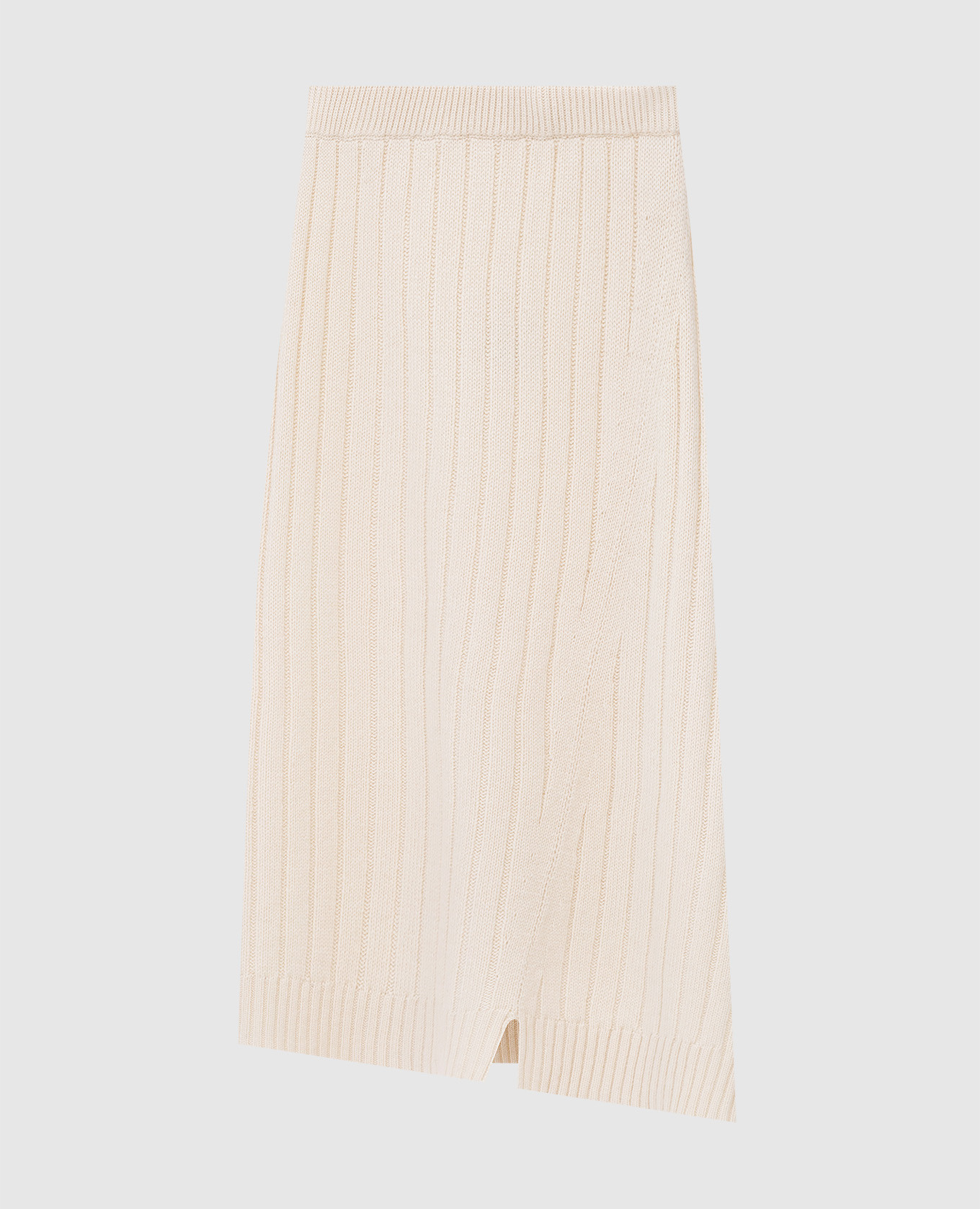 Dejan asymmetric cashmere skirt