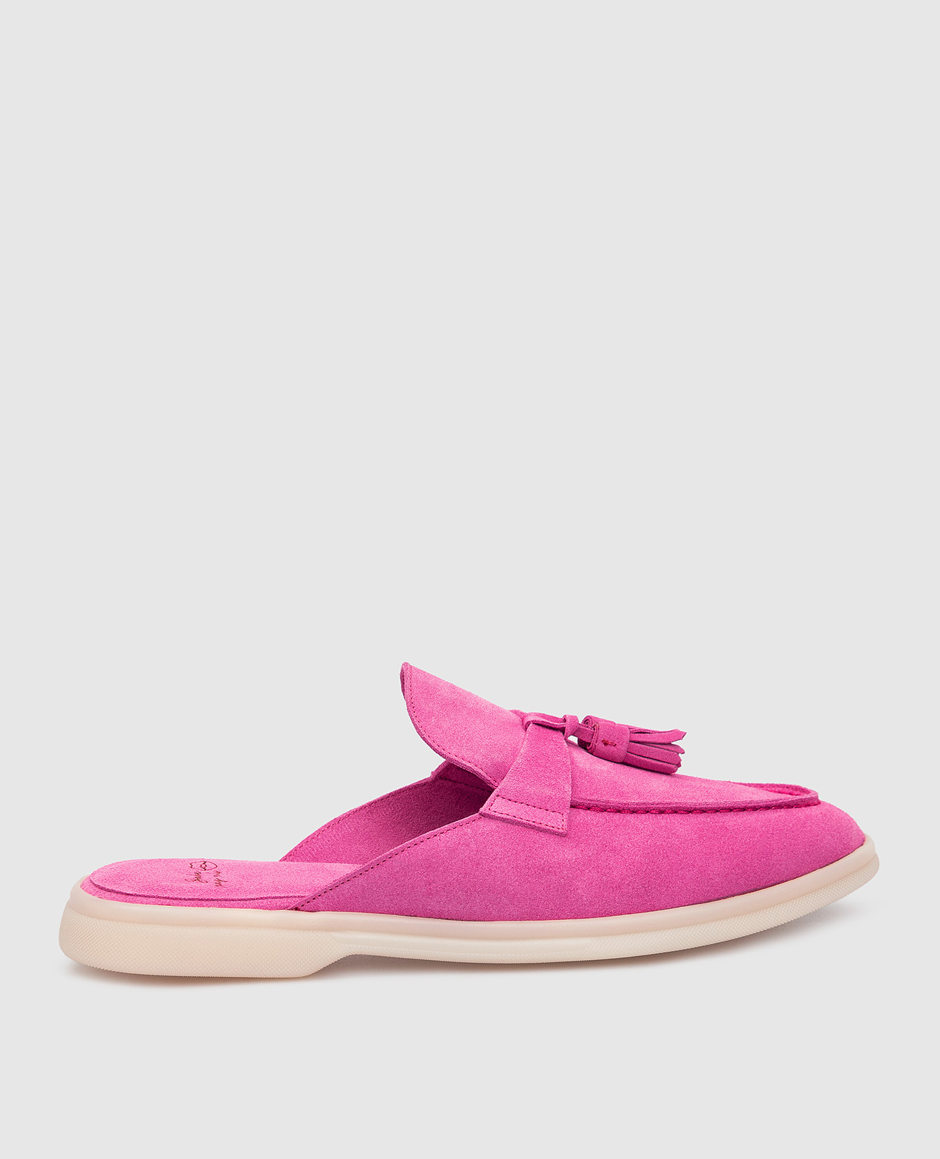 

Розовые замшевые мюли, Розовый, Мюли