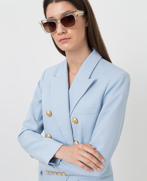 Balmain Сонцезахисні окуляри B-II в котячої оправі BPS101D55