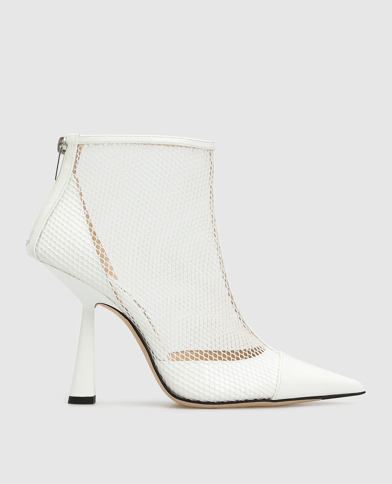 

Белые ботильоны "Kix" Jimmy Choo, Белый, Ботильоны