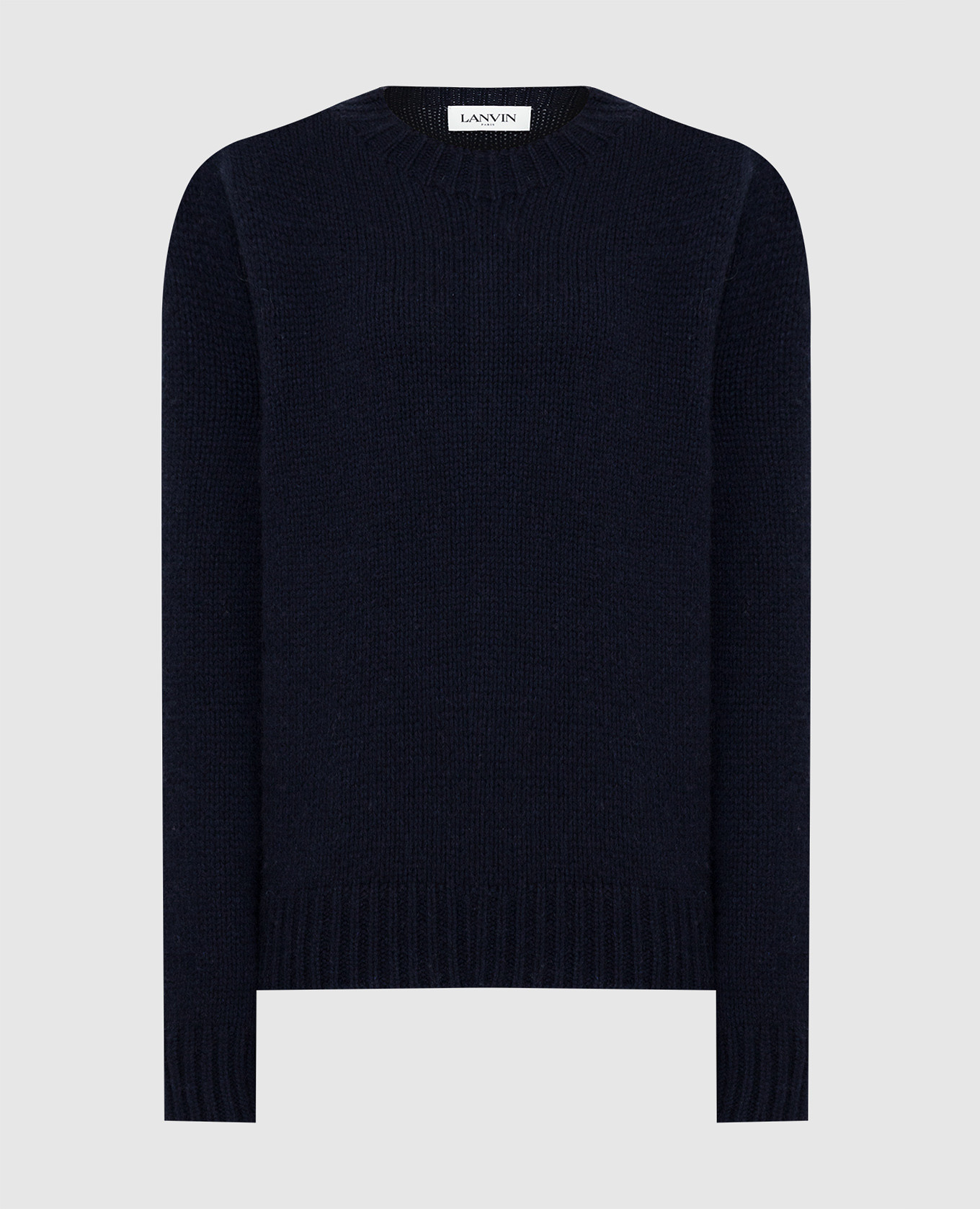 Темно-синий свитер из кашемира