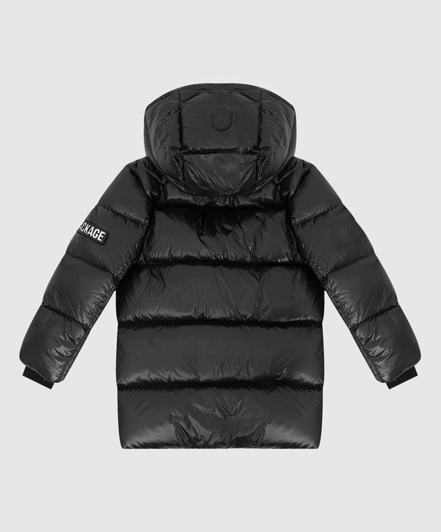 Mackage Детская черная пуховая куртка Kennie с патчем KENNIELUS изображение 2