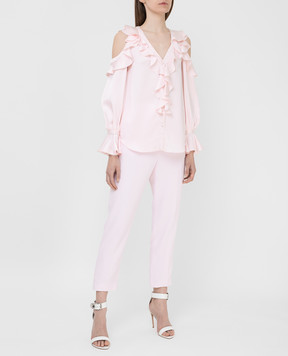 Alexander McQueen Рожева блуза з шовку 570382QMB50