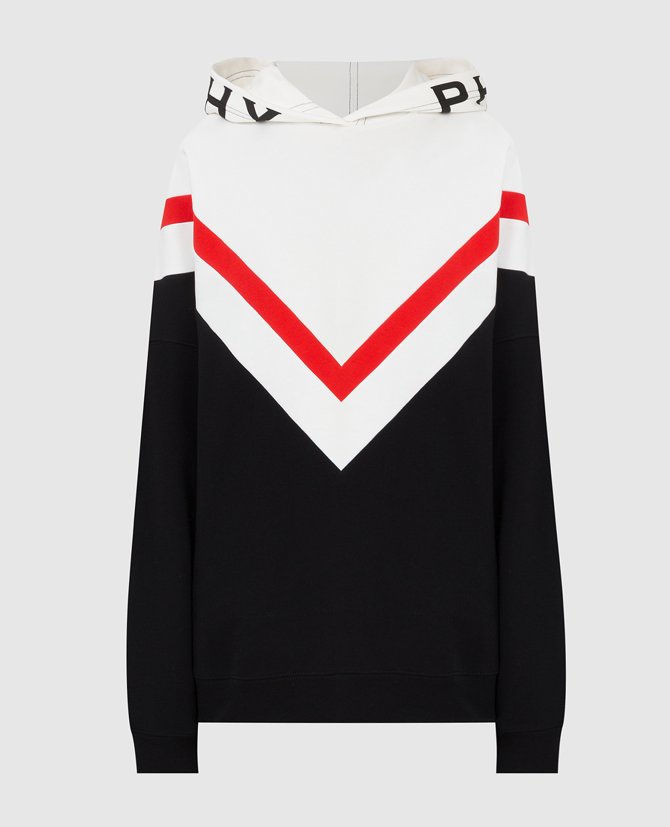 

Худи с контрастными вставками, Черный, Худи и свитшоты