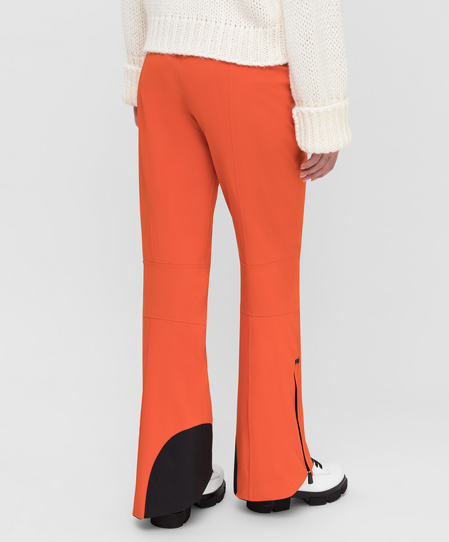Moncler Grenoble Оранжевые лыжные брюки 164013553873 изображение 4