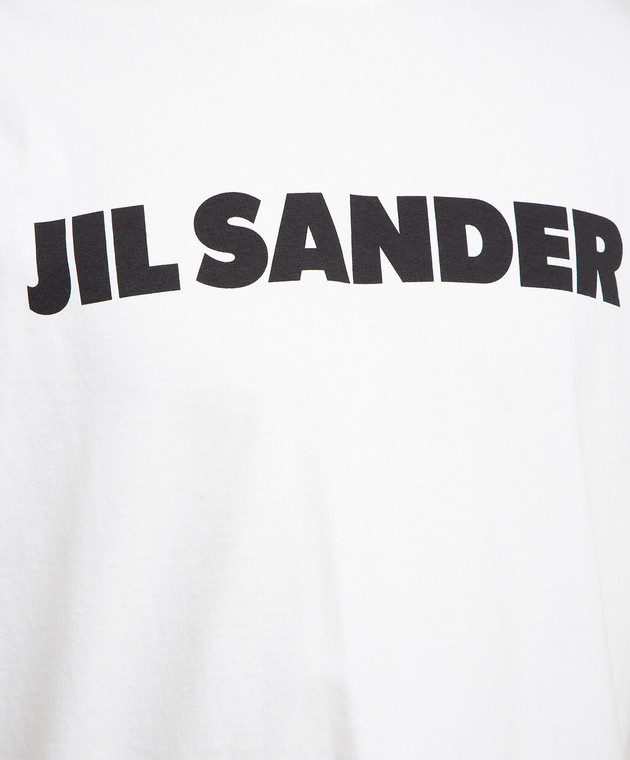 Jil Sander Біла футболка JSMS707045MS248708 зображення 5