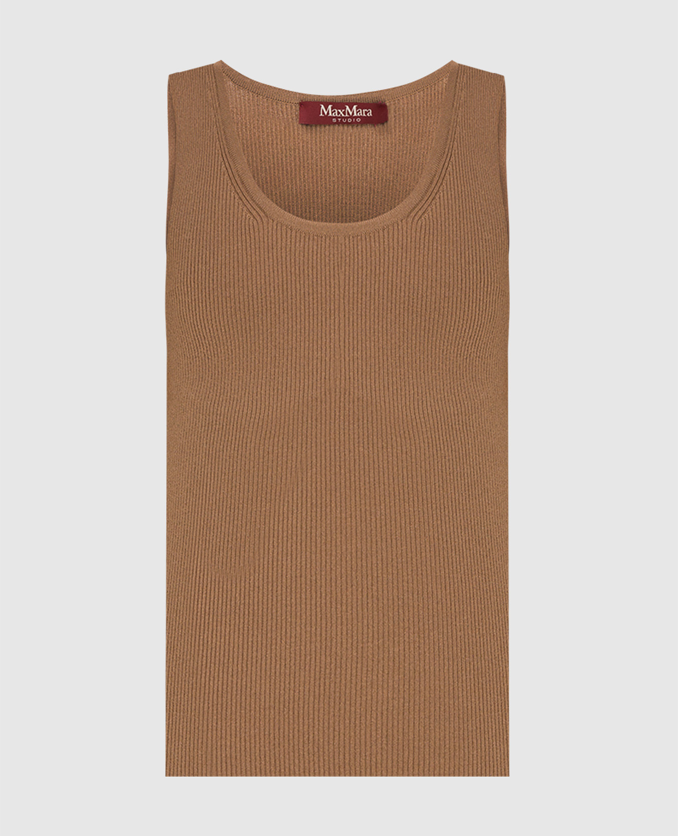 

Бежевый топ в рубчик Max Mara, Топы