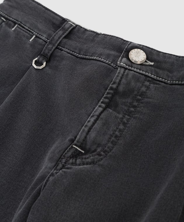 Stefano Ricci Children's gray jeans YFT0302020C11BK image 3