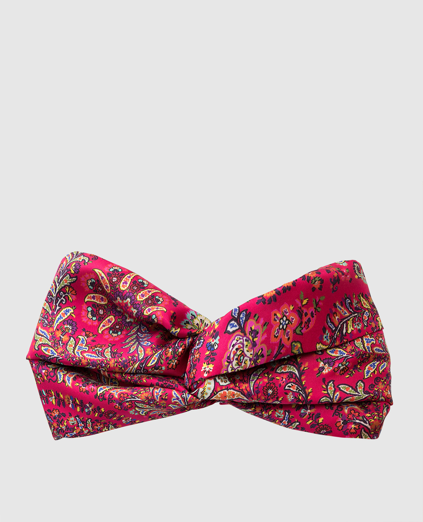 

Розовая повязка на голову из шелка, Розовый, Повязки