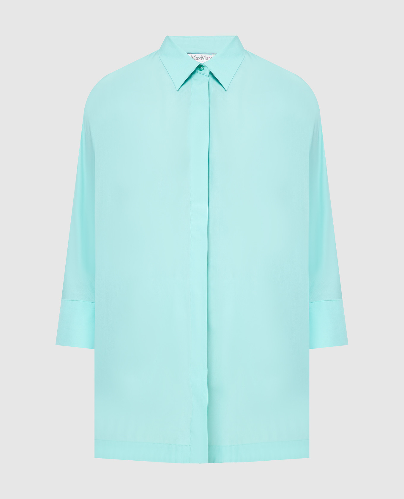 

Блуза Aleggio с разрезами Max Mara, Мятный, Рубашки и блузы