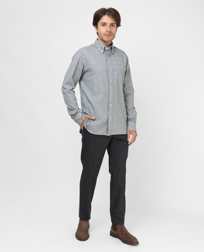 Loro Piana Серые штаны из шерсти FAI2466