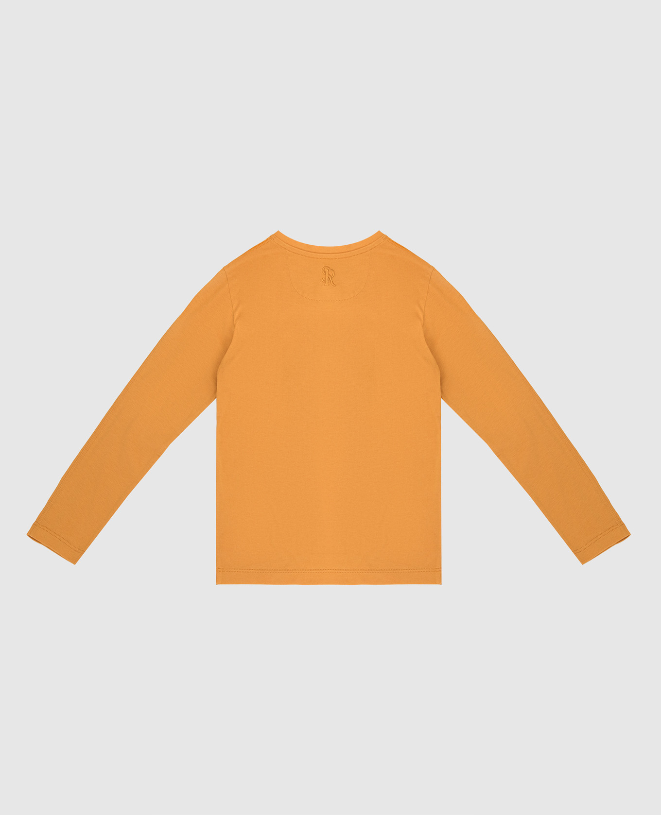 Stefano Ricci Детский оранжевый лонгслив с вышивкой YNH9400231803 изображение 2