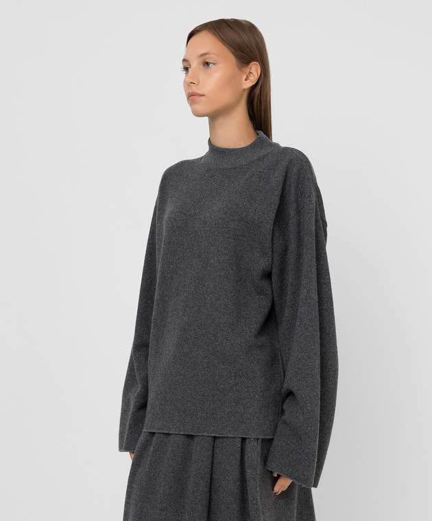 The Row Daverio sweater in cashmere and silk 5767F377 image 3