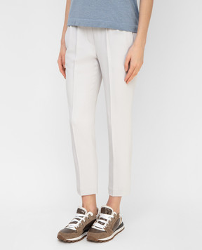 Brunello Cucinelli Серые брюки MA029P1673