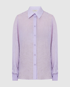NINA RICCI Бузкова блуза з шовку 21PCTO015SE1351
