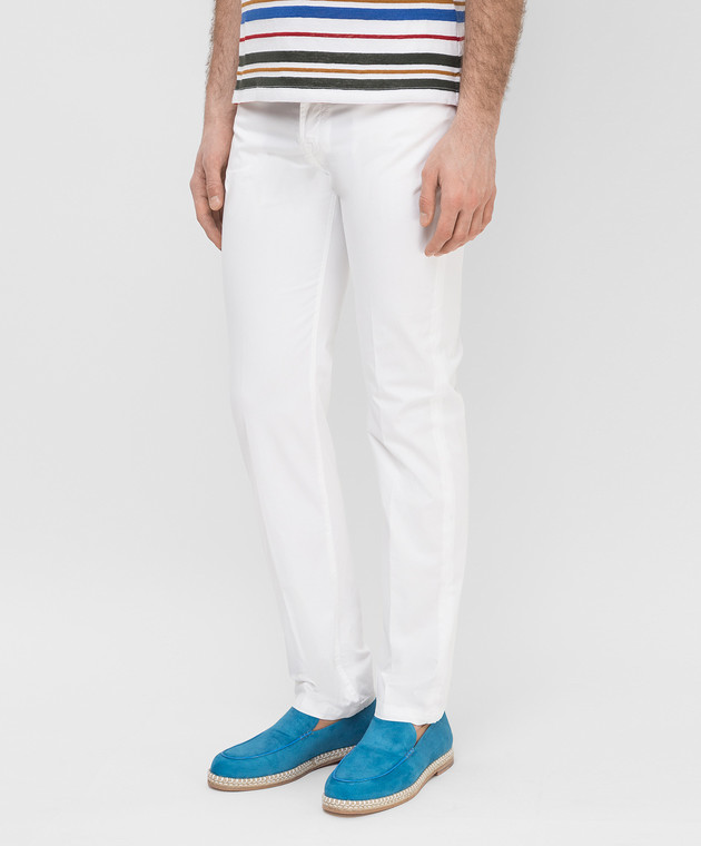 Kiton Белые джинсы UPNJSJ07T36 изображение 3