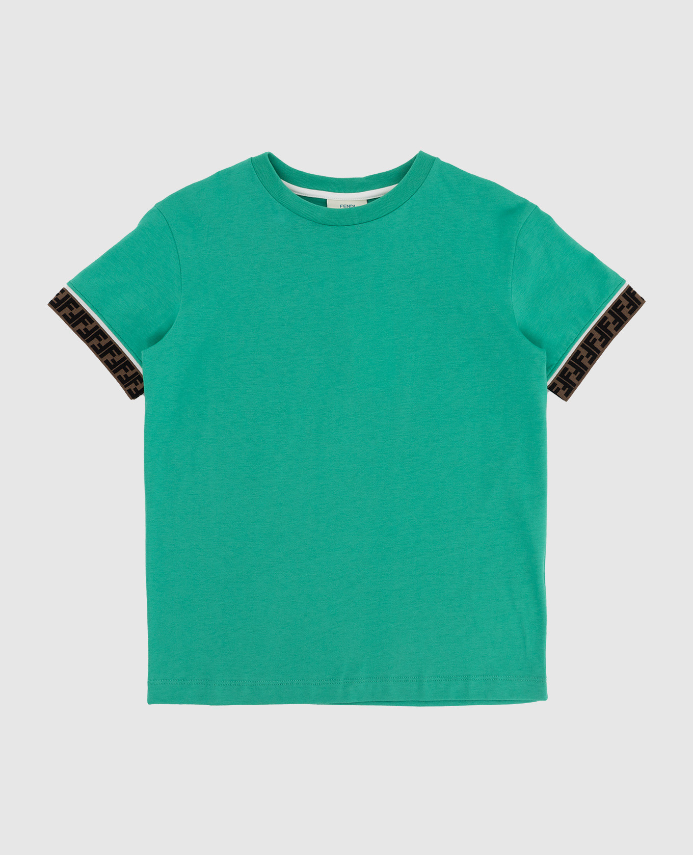 Детская зеленая футболка