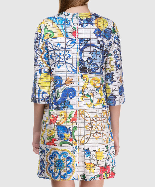 Dolce&Gabbana Платье из шелка F69U8THSMRW изображение 4