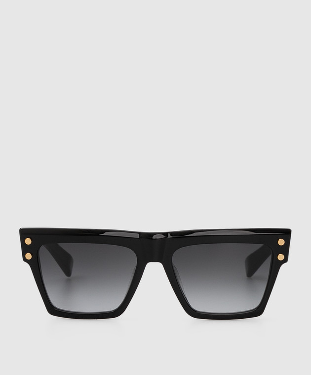 Balmain Черные солнцезащитные очки BPS121A54