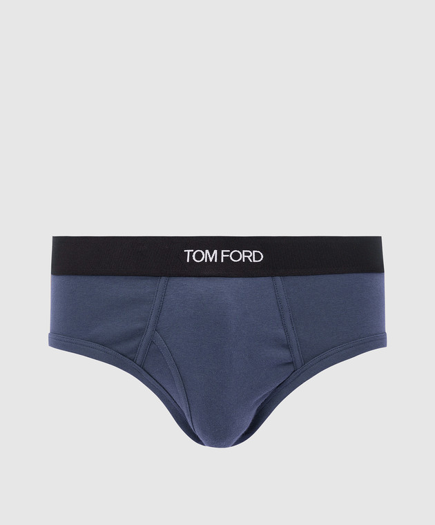Tom Ford Синие трусы с логотипом T4LC11040