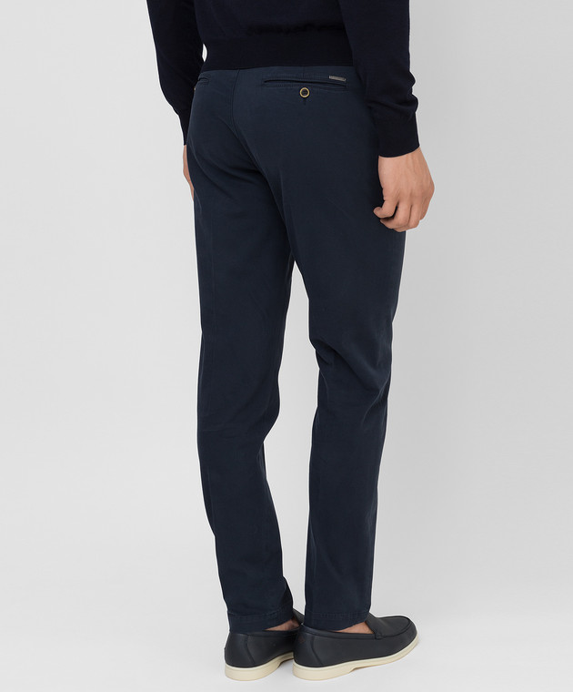 Peserico Navy blue trousers R54507T602479 image 4