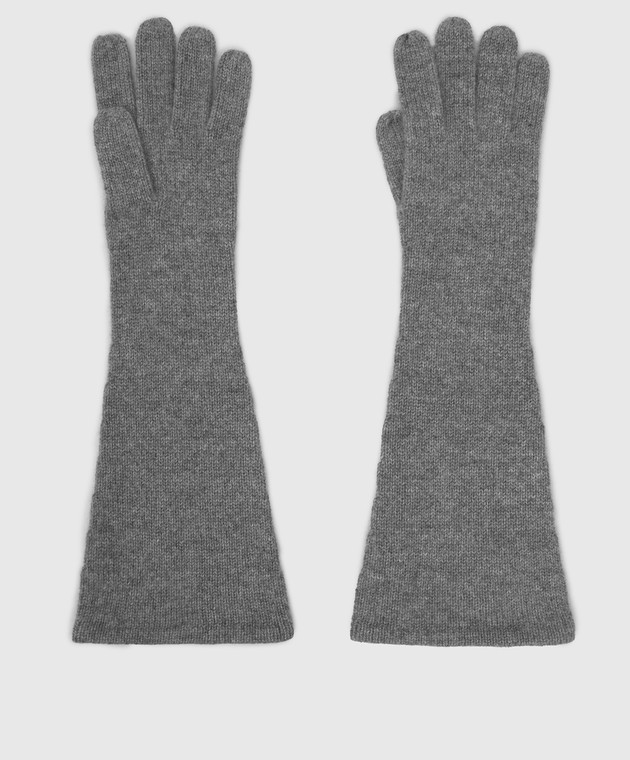 Toteme Серые перчатки из кашемира 214898768