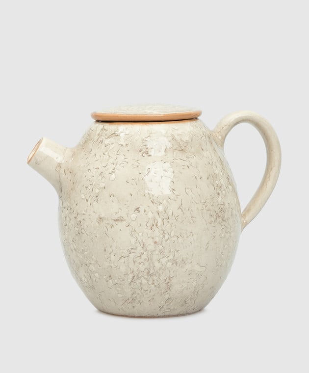 Brunello Cucinelli Бежевый чайник из керамики MLPOTCER1