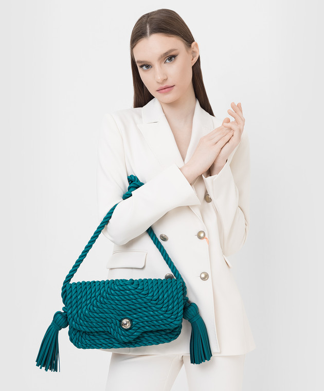 Bottega Veneta Кожаная сумка Torchon с плетением 680185V1FS0 изображение 2