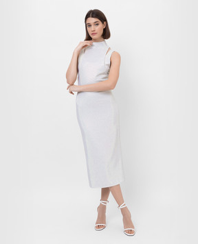 Balmain Сукня міді в кристали WF0RJ070A115