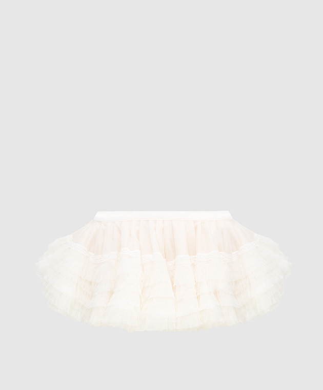 Jane Woolrich Світло-бежеве білизна з шовку ручної роботи TT01