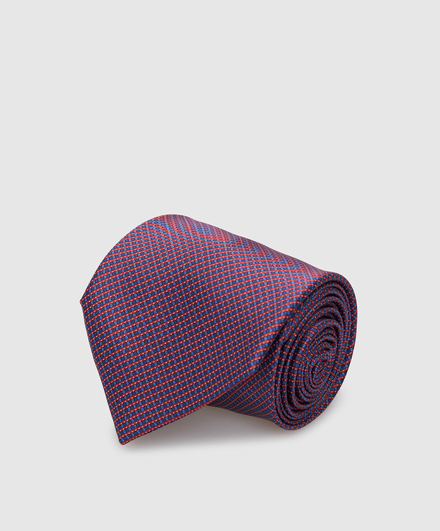Stefano Ricci Фіолетовий краватку в геометричний візерунок CXDD41073