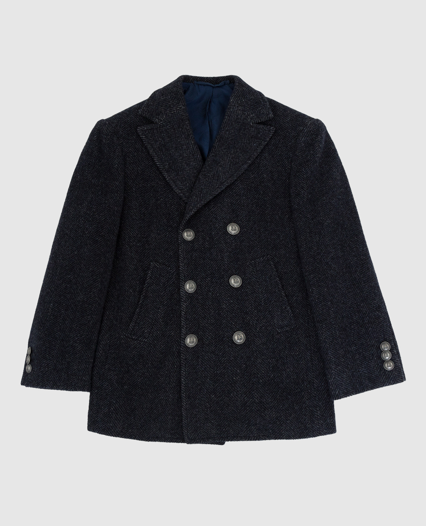 Children's wool and cashmere coat