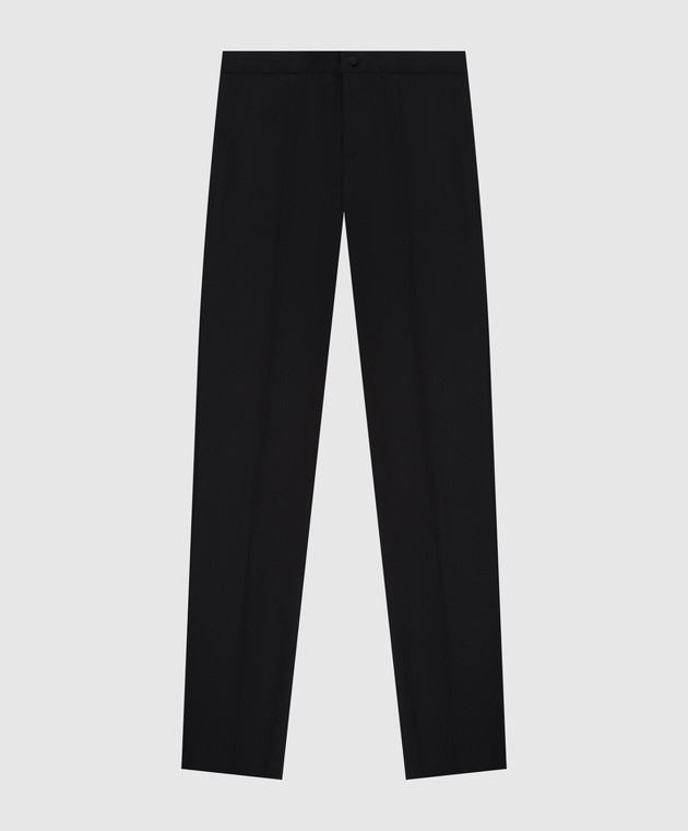 Stefano Ricci Детские черные брюки из шерсти Y2T9500000T00061