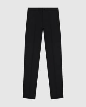 Stefano Ricci Дитячі чорні штани із вовни Y2T9500000T00061