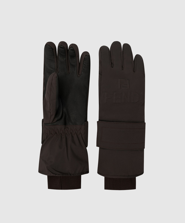 Fendi Горнолыжные перчатки с логотипом FAD029AGN9
