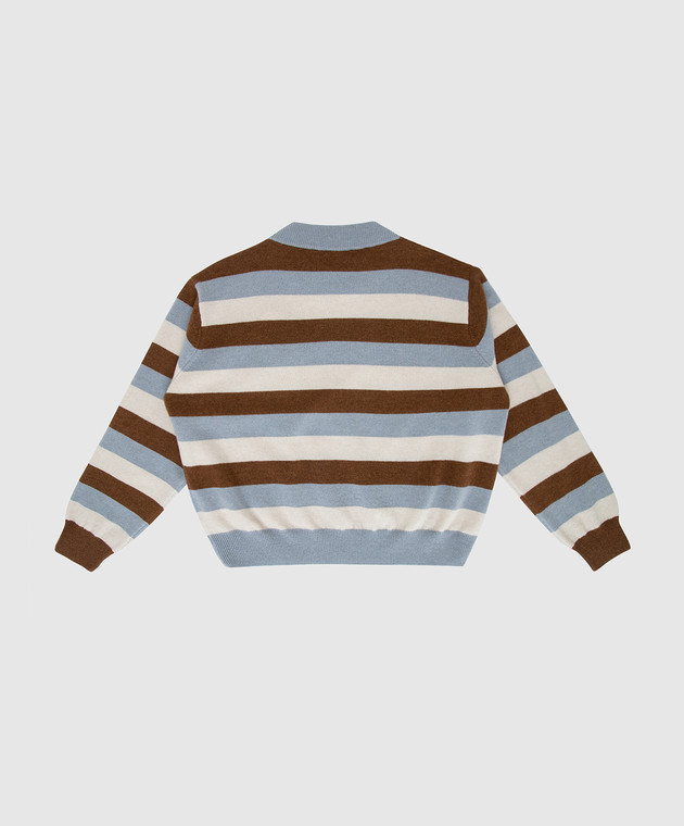 Brunello Cucinelli Детский свитер в полоску B16M15010C изображение 2