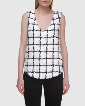 Balmain Белый топ 131306