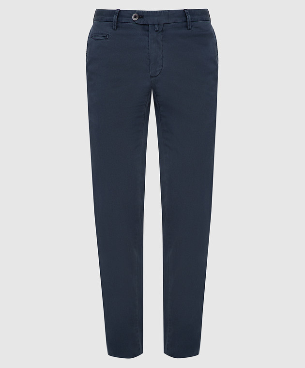 ISAIA Темно-синие брюки PNTS72X0016